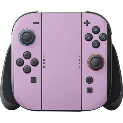 Skinit Decal Gaming Skin Compatible with Nintendo Switch 2 (2025) with Joy-Con - Lilac Design - color: Purple - SOLIDX37