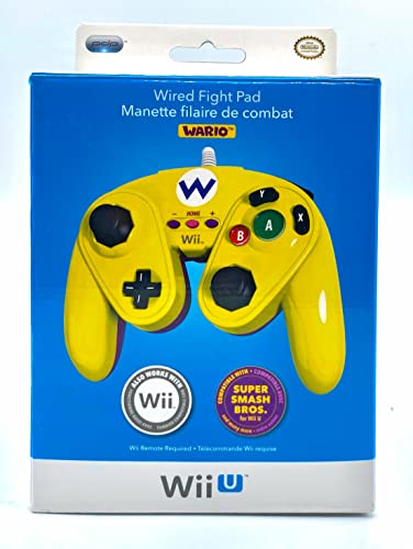 PDP Wired Fight Pad for Wii U - Wario