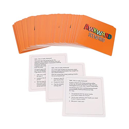 TDC Games Awkward Card Game - A Funny Party Game - Learn How Your Friends and Family Handle Uncomfortable Situations
