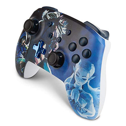 PowerA Enhanced Wireless Controller for Nintendo Switch/Switch 2 / Switch Lite/OLED Model - Legend of Zelda, Midnight Ride - Gamepad, game controller, Officially Licensed - color: Zelda Midnight Ride