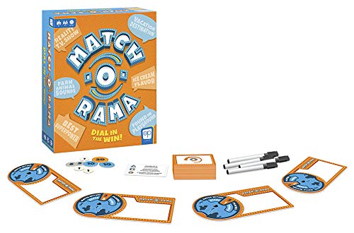 USAOPOLY Match-O-Rama Family Board Game | Press-Your-Luck Matching Game Fun for All Ages | 4-8 Players | Ages 8+