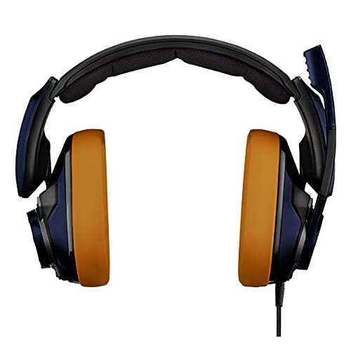 EPOS I Sennheiser GSP 602 – Wired Closed Acoustic Gaming Headset, Noise-Cancelling Microphone, Adjustable Headband with Customizable Contact Pressure, Volume Control, for PC + Mac + Xbox + PS4, Pro