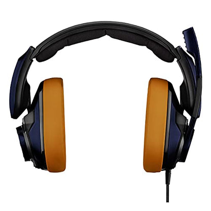 EPOS I Sennheiser GSP 602 – Wired Closed Acoustic Gaming Headset, Noise-Cancelling Microphone, Adjustable Headband with Customizable Contact Pressure, Volume Control, for PC + Mac + Xbox + PS4, Pro