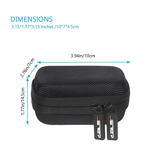 JSVER Carrying Case for GoPro Hero 13 Hard Travel Storage Case for Hero 13/12/11/10/9/8/7/6/5/4/3, DJI Osmo Action 5 Pro/4/3, AKASO Brave 8/EK7000/EK7000 Pro, Insta360 Ace/Ace Pro, Apexcam - size: Small-T1