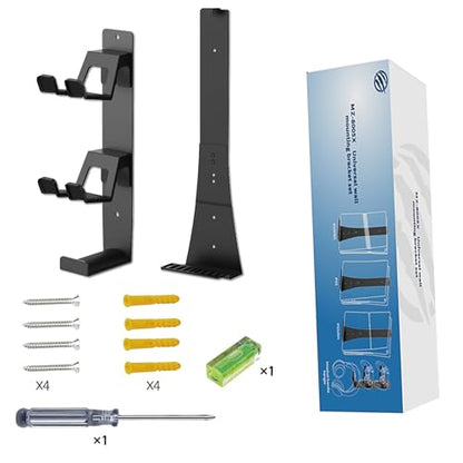 ZYTHRONE Wall Mount for PS5/PS5 Slim/PS5 Pro Console-, Sturdy Metal Bracket Compatible with All PlayStation 5 Models(Digital and Disc),+1Controller Headphone Holder, Sturdy and Not Fall Off, Black - color: Black