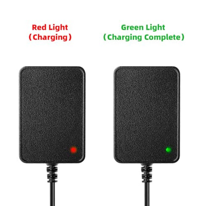 12V Battery Charger for Ride On Toys Car, Power Wheels, Electric Cars & SUVs - Compatible with Best Choice Products, Kid Trax, Dynacraft, Wrangler - 12V Universal Charger Kids Riding Toy Chargers