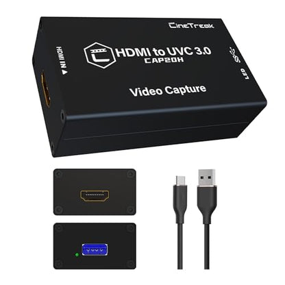 CAP20H HDMI to USB 3.0 Video Capture,livestreaming Capture Card,1080p60 Uncompressed Video Capture,3D Lut Output PS5/PS4/OBS/PC - style: HDMI to UVC capture