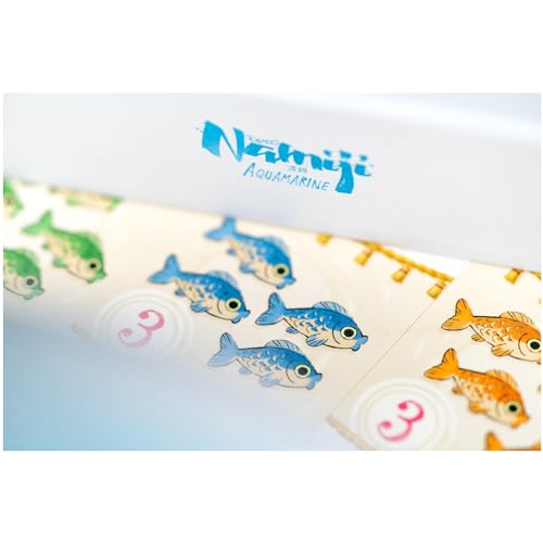 Namiji Aquamarine Board Game Expansion | Strategy Game | Japanese Fishing Game | Fun Family Game for Kids and Adults | Ages 8+ | 2-5 Players | Average Playtime 45 Minutes | Made by Funforge - style: Expansion