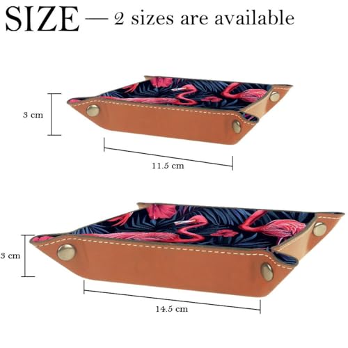 Leaves Flamingo Dice Tray Dice Rolling Tray Folding Dice Holder for Dice Games, Like RPG, DND and Other Table Games - color: Multi 9