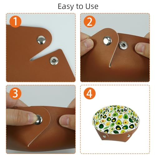 2Pcs PU Dice Holder Folding for RPG DND Table Games, Dice Trays Storage Box Portable Folding Rolling Dice Tray, Leaves and Avocado - color: Multi 2