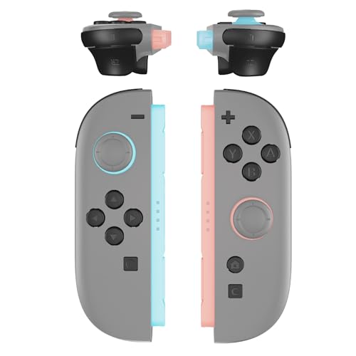 eXtremeRate DIY Replacement Full Set Buttons for Joycon 2, Custom ABXY Direction Keys Dpad + - C Home Capture Release L R ZR ZL Trigger Buttons for Nintendo Switch 2 Controller - Black - color: Black