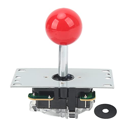 Joystick, High Sensitivity Light Resilience Game Fighting Stick Small Shaking Distance for Game Console(Red) [video game] [video game]