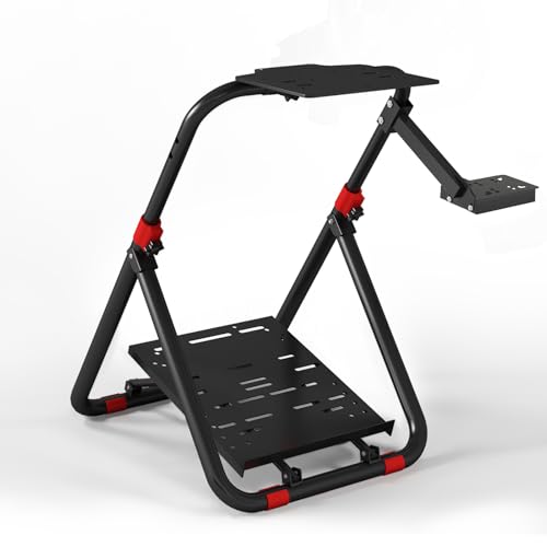 DIWANGUS Racing Wheel Stand Foldable Racing Simulator Cockpit Adjustable Steering Wheel Stand for Logitech G29 G920 G923 G27 G25 for Thrustmaster T248X T248 T300RS T150 458 TX for Xbox PS4 PS5 PC