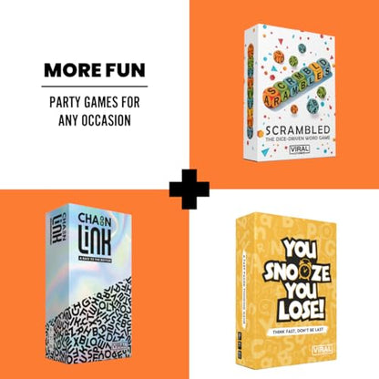 Viral Studios Who in Our Family? – Hilarious Family Party Game | Trivia, “Most Likely to” & Head-to-Head Challenges | Fun Family Game Night Card Game for Kids, Teens & Adults
