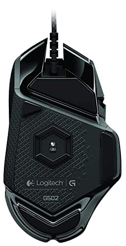 logitech G G502 Proteus Spectrum RGB Tunable Gaming Mouse, 12,000 DPI On-The-Fly DPI Shifting, Personalized Weight and Balance Tuning with (5) 3.6g Weights, 11 Programmable Buttons