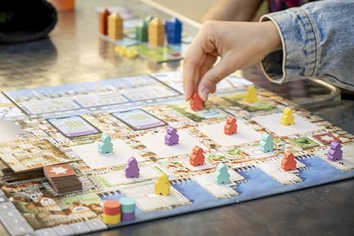 Devir - Cities Board Game, City Building Strategy Game with Tile Placement & Resource Drafting for Families & Friends Ages 10+, 2–4 Players, Playtime 35, (English Version) - color: Cities