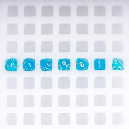 7PCS Cocktail Dice Set,Handmade Sharp Edge Dice Set D&D RPG Polyhedral Die,for Dungeons and Dragons TTRPG Games Roleplaying Games,with Gift Box.(Blue Green) - color: Cocktail Blue Green