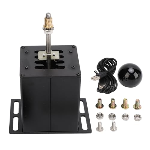 Thonlai 7+R H Gear Shifter USB Racing Simulator Shifter, with 7 Speed Reverse for T300RS GT Steering Wheel
