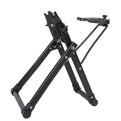 Haofy Bicycle Wheel Truing Stand Aluminum Alloy 25 27 Inch Adjustable Wheel Alignment Tool Foldable Frame for Home Garage Bike Repair Shop and Race Event Use