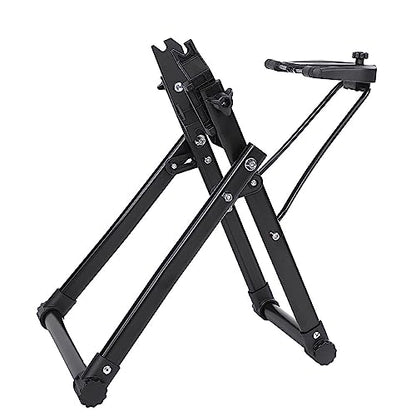 Haofy Bicycle Wheel Truing Stand Aluminum Alloy 25 27 Inch Adjustable Wheel Alignment Tool Foldable Frame for Home Garage Bike Repair Shop and Race Event Use