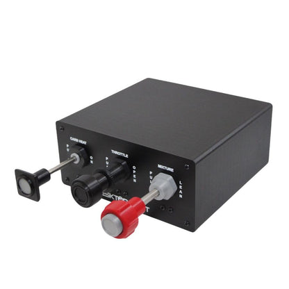 Desktop Pilot - C172 Carb Heat Vernier Throttle Quadrant for Flight Simulators