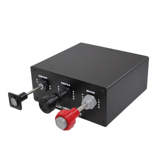 Desktop Pilot - C172 Carb Heat Vernier Throttle Quadrant for Flight Simulators