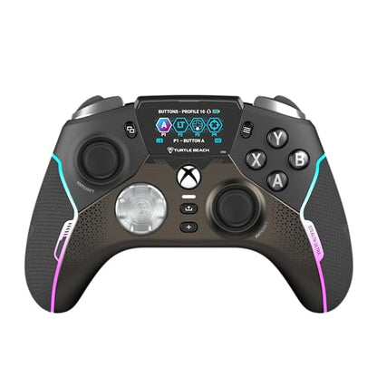 Turtle Beach Stealth Ultra Wireless RGB Gaming Controller, Xbox Series X|S | Also works with PC, Xbox One, Android, Bluetooth, Customizable Display Screen, Rapid Charging Dock, 30-Hr Battery, Black - color: Black