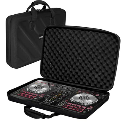 Hard Case Compatible with Pioneer DJ Controller DDJ-FLX4/DDJ-400/DDJ-SB2/DDJ-200/DDJ-SB3/DDJ-RB Protective Carrying Storage Bag,Black(S-20.8 x 14.5 x 3.5 Inch) - size: DDJ-FLX4