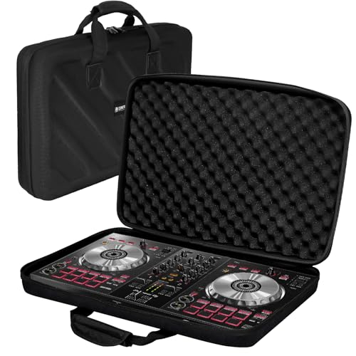 Hard Case Compatible with Pioneer DJ Controller DDJ-FLX4/DDJ-400/DDJ-SB2/DDJ-200/DDJ-SB3/DDJ-RB Protective Carrying Storage Bag,Black(S-20.8 x 14.5 x 3.5 Inch) - size: DDJ-FLX4
