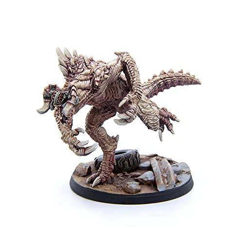 Modiphius Entertainment Ltd Fallout Wasteland Warfare: Enclave-Domesticated Deathclaw - 1 Miniature, 32mm Unpainted Figure, Captial Wave, RPG - style: Deathclaw