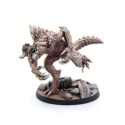 Modiphius Entertainment Ltd Fallout Wasteland Warfare: Enclave-Domesticated Deathclaw - 1 Miniature, 32mm Unpainted Figure, Captial Wave, RPG - style: Deathclaw