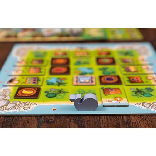 Capstone Games: Juicy Fruits: Mystic Island - Expansion, Strategy Board Game, 3 New Modules, Bonus Tiles, New Tokens, Ages 10+, 1-4 Players, 30 Min