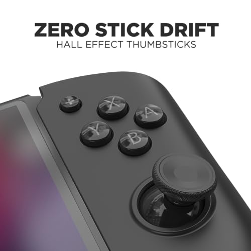 CRKD Nitro Deck - Professional Handheld Deck with Zero Stick Drift for Nintendo Switch and Switch OLED (Black) - color: Black