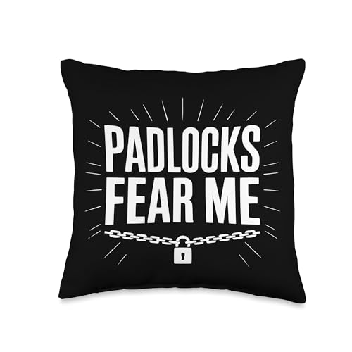 Escape Room Game Lockpicking Puzzle Room Exit Game Throw Pillow - size: 16x16