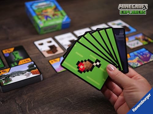 Ravensburger 21580 Minecraft Explorers - Cooperative Card Game for 2-4 People Ages 8 and up