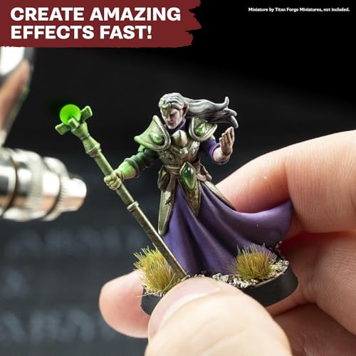 The Army Painter, Warpaints Air Most Wanted Paint Set, 22 x 18 ml | 19 acrilici per aerografo, incl. 2 metallici, 1 fluo, 1 medium e 3 Speedpaint, per modelli e miniature - color: Air Most Wanted Set