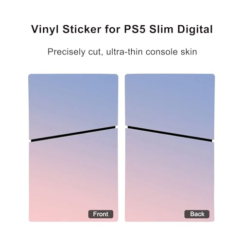 Skin Sticker Compatible with PS5 Slim Digital Console Controller (Multi) | Protective Decal Cover, Game Device Vinyl - color: Multi