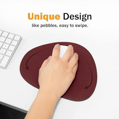 GREEDY FARMERS Mouse pad, Non-Slip Washable Waterproof Computer Mouse pad (Diva Burgundy) - color: Diva Burgundy