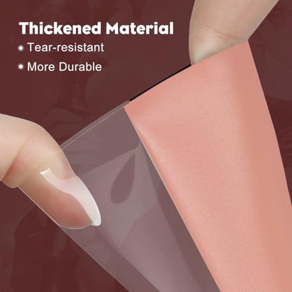Peach Pink MTG Card Sleeves, Hypttior Dual Matte Textured 100 Card Sleeve with 100 Inner Sleeves for Standard Card, MTG, PKM, Baseball Card, Sports Cards - color: Peach