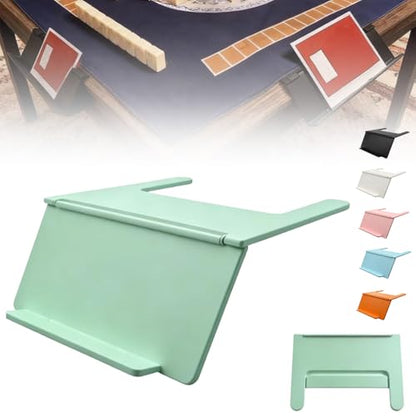 Mahjong Card Holder for Table, Under Mat Slide in Stand Angled Viewing Rack Foldable 3D Printed Space Saving Accessory for American Mahjong Mat (07) - color: A - 07