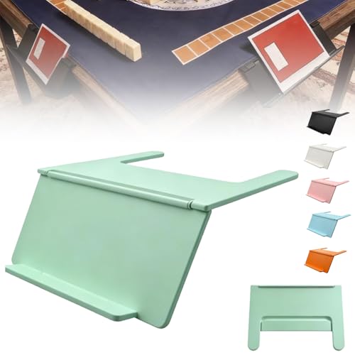 Mahjong Card Holder for Table, Under Mat Slide in Stand Angled Viewing Rack Foldable 3D Printed Space Saving Accessory for American Mahjong Mat (07) - color: A - 07