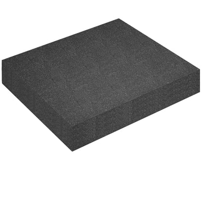 Polyurethane Foam Inserts, 1 PCS 16 x 12 x 4 Inch Black Cuttable Packing Foam Sheets for Tool Box, Camera, Crafts and Storage ﻿ - size: 16 x 12 x 4 Inch