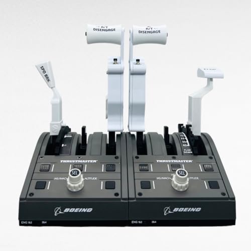 Boeing 737 White Thrust/Throttle Levers For Thrustmaster TCA Boeing Edition Throttle Quadrant