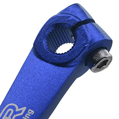 CNC Aluminum Motorcycle Gear Shifter Lever, Foldable Gear Shift Lever Fit for 50cc 110cc 250cc CRF50 XR50 XR CRF Dirt Pit Monkey Bike Motorcycle ATV - color: Blue