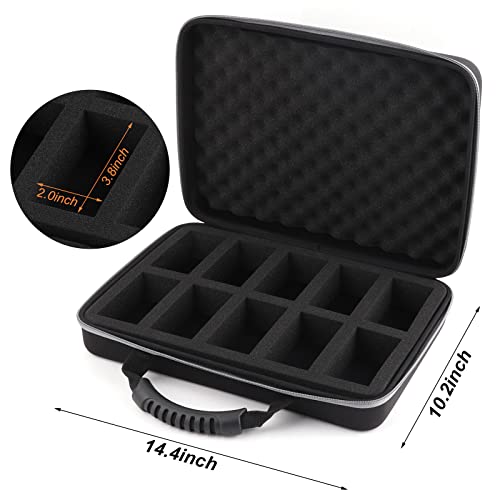 Wevbsiy Large 2200+ Card Game Case Storage Holder for C.A.H Card Game,Baseball Card, TCG Cards,Trading Card Box Playing Card Organizer Compatible with All Other Card Games Expansions Blue - color: Grey