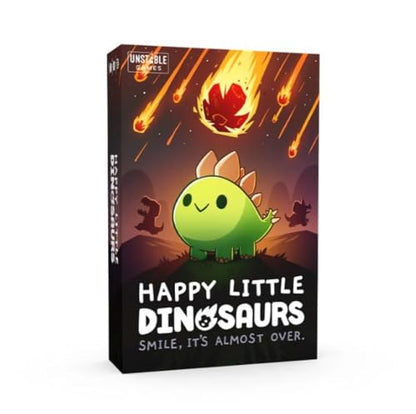 Unstable Games Happy Little Dinosaurs Board Game - Funny Card Game for Adults and Kids - Family Board Games for 2-4 Players, Ages 8 and Up, From the Creators of Unstable Unicorns and Here to Slay - style: Base Game