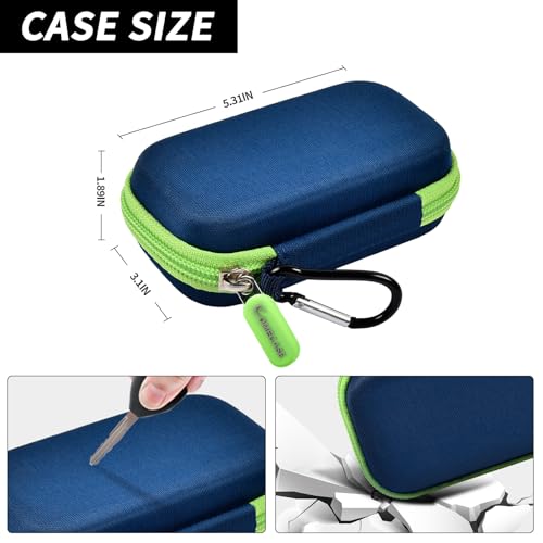 Comecase Dual SSD Case for SanDisk Extreme Portable SSD and Extreme PRO | Holds 2 Drives & 12 SD Cards, Elastic Strap Fit 500GB/1TB/2TB/4TB/8TB, Cable Groove & Carabiner for Travel, Monterey,Box Only - color: Monterey