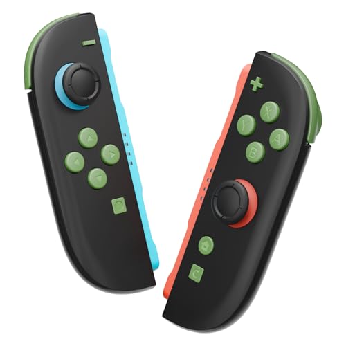 eXtremeRate DIY Replacement Full Set Buttons for Joycon 2, Custom ABXY Direction Keys Dpad + - C Home Capture Release L R ZR ZL Trigger Buttons for Nintendo Switch 2 Controller - Matcha Green - color: Matcha Green