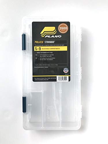Plano Tackle Boxes,4 pack of 3500 Prolatch Stowaway Tackle Utility Boxes, Fishing Tackle Storage, blue - size: Four Pack, style: Old Model