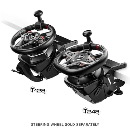 Thrustmaster SimTask Steering Kit Truck & Farm Adapter - PS5, XBOX & PC | Fits T128 & T248 wheels, flat-mount desk clamp, 15-50 mm, 3-axis adjustment, tool-free swap, rotary spinner knob included - style: Steering Kit